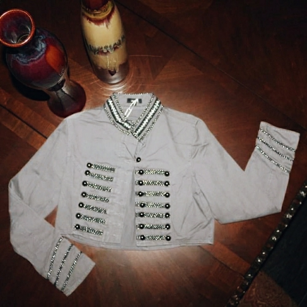 (New) Military Style Gray Jacket by Millau